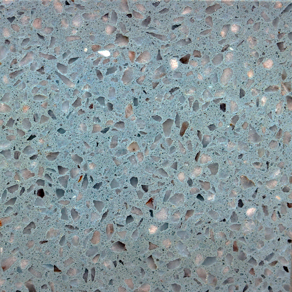 Blue Coloured Terrazzo Tiles